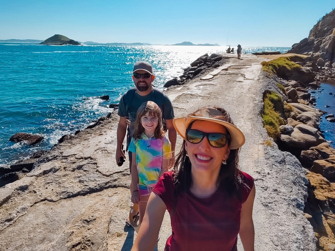 Caminhando em Arraial do Cabo